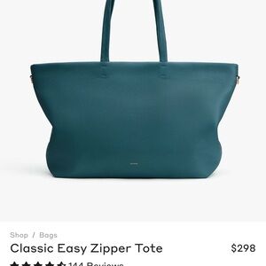 Guyana easy tote with adjustable strap combo in deep ocean